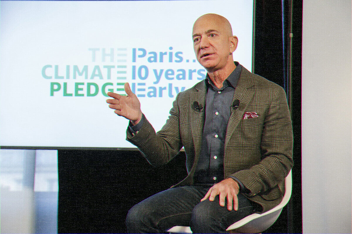 Jeff Bezos, Founder of Amazon, The Climate Pledge co-founder.