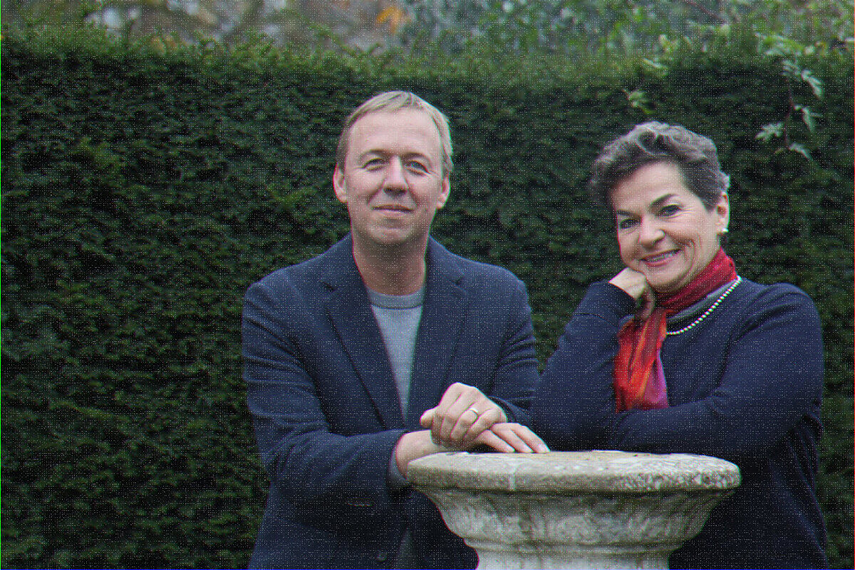 Christiana Figueres and Tom Rivett-Carnac.