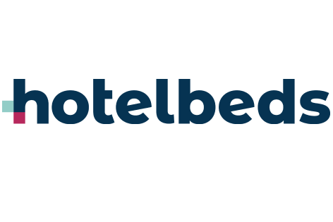 Hotelbeds logo.