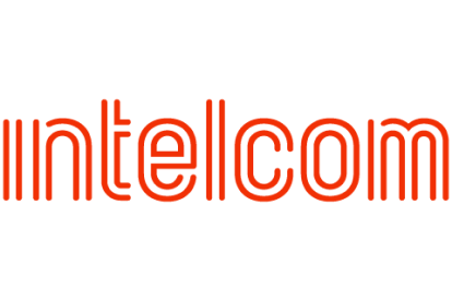 Intelcom logo.