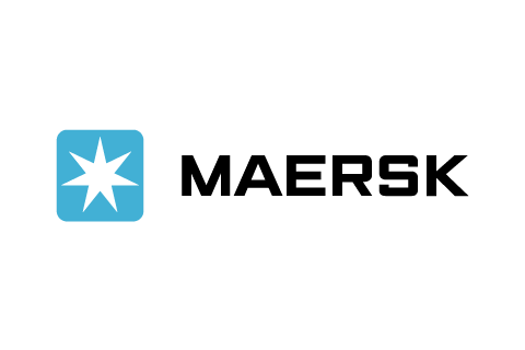 Maersk logo.