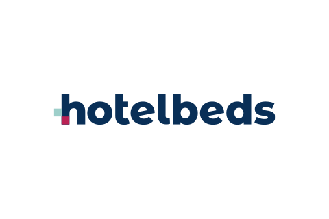 Hotelbeds logo.