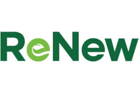 ReNew Energy Global Plc logo.