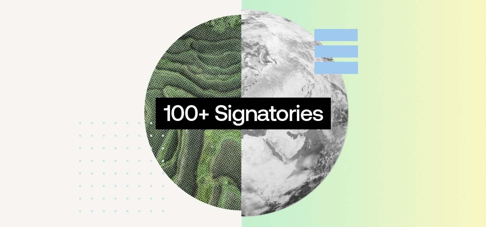 100+ Signatories