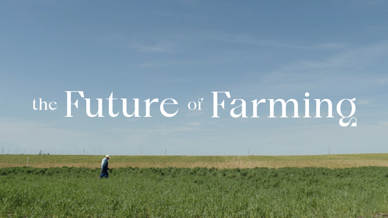 Future Forward: The Future of Farming episode; image credit: The Climate Pledge.