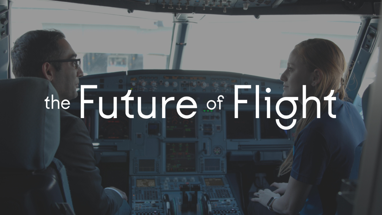 Future Forward: The Future of Flight episode; image credit: The Climate Pledge.